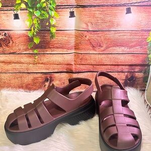 CROCS Women's Platform Sandals - Mauve